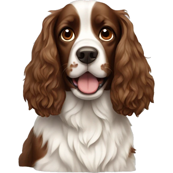 french britanny spaniel dog emoji