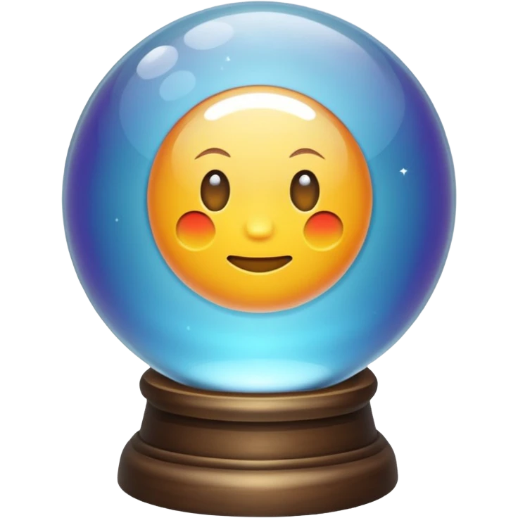 A crystal ball emoji