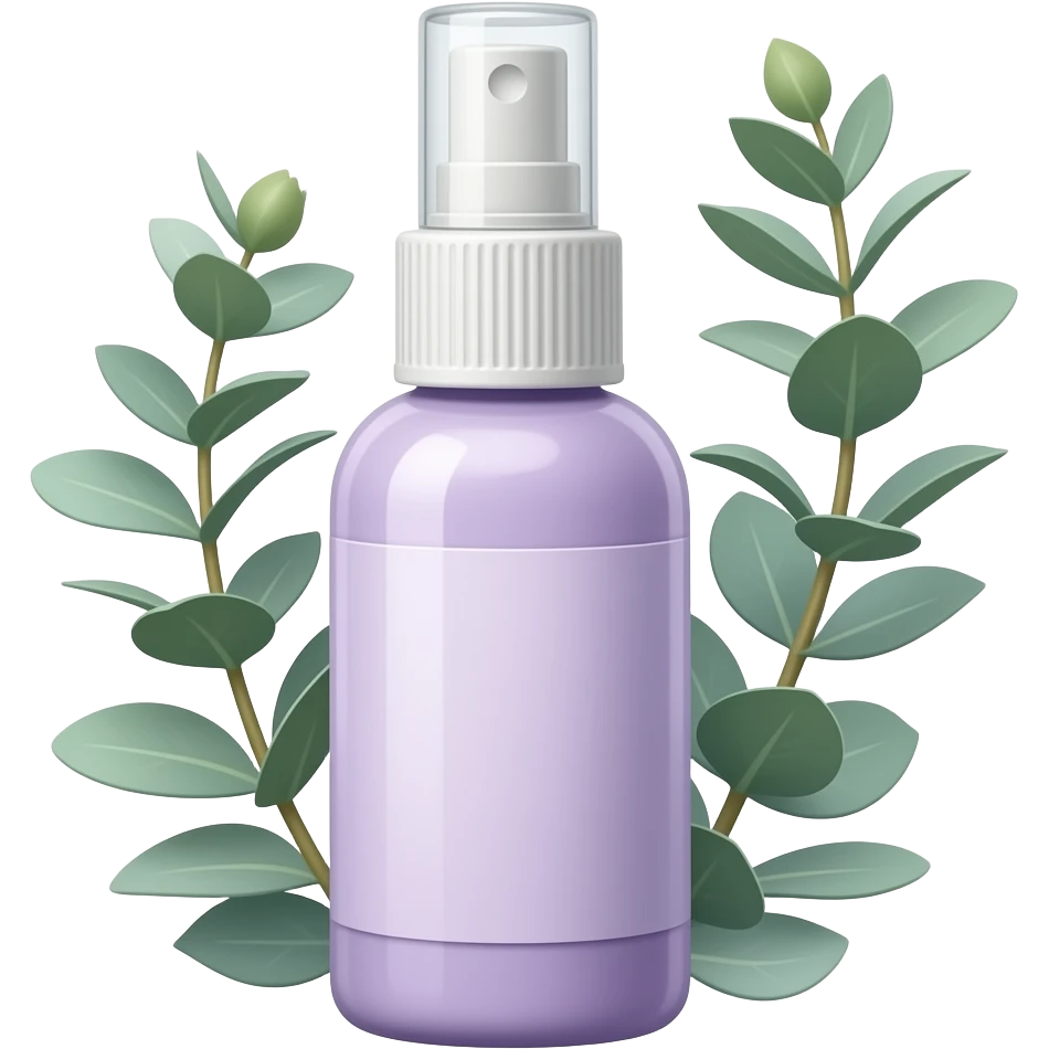 Lavender eucalyptus sleep spray bottle emoji