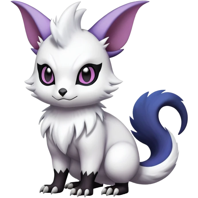 ShinyFurret-Absol-Noibat-Noivern-Hybrid (Full body) emoji
