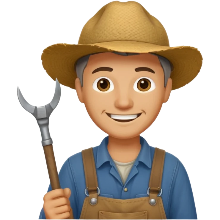 farmer sickel emoji