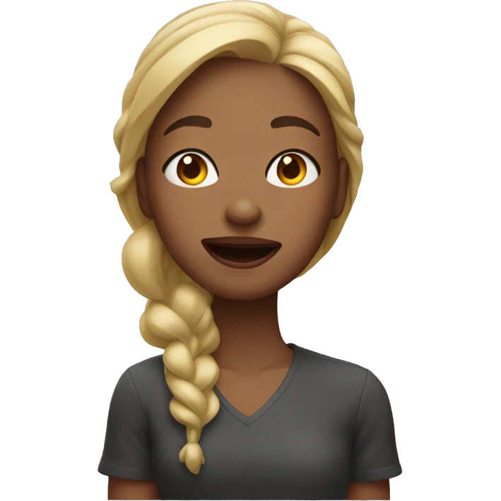 girl with tongue out and eyes closed emoji