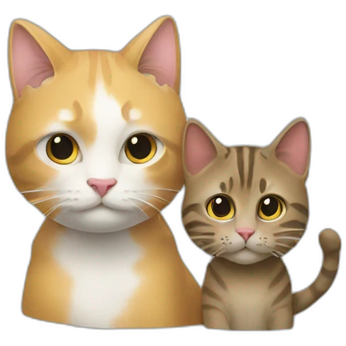 Un zizi et une chatte emoji
