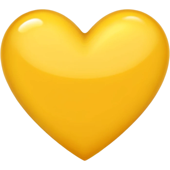 Yellow heart emoji
