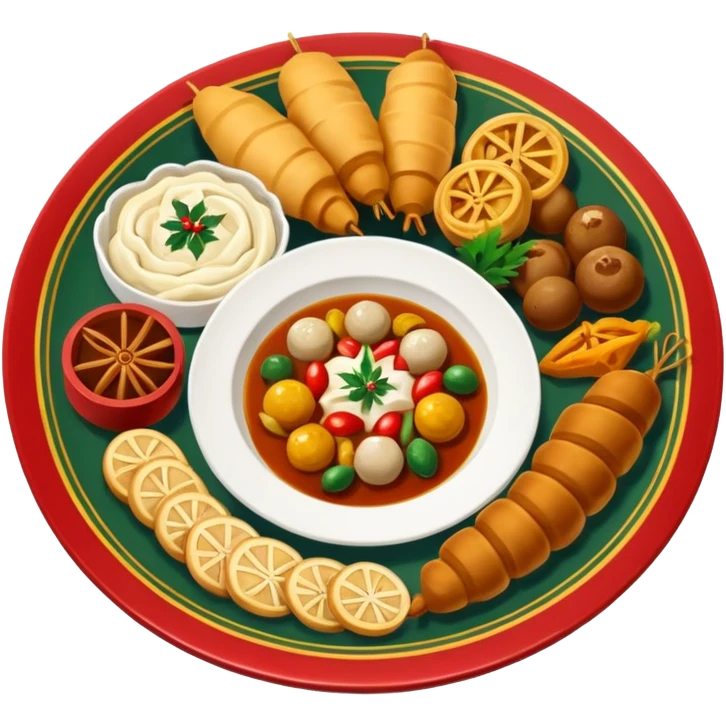 romanian christmas food emoji
