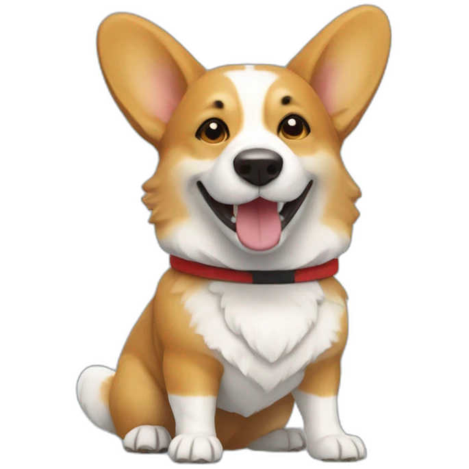 soccer corgi emoji