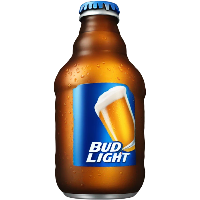 Bud light can emoji