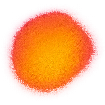 A sphere in thermal camera effect, purple color emoji
