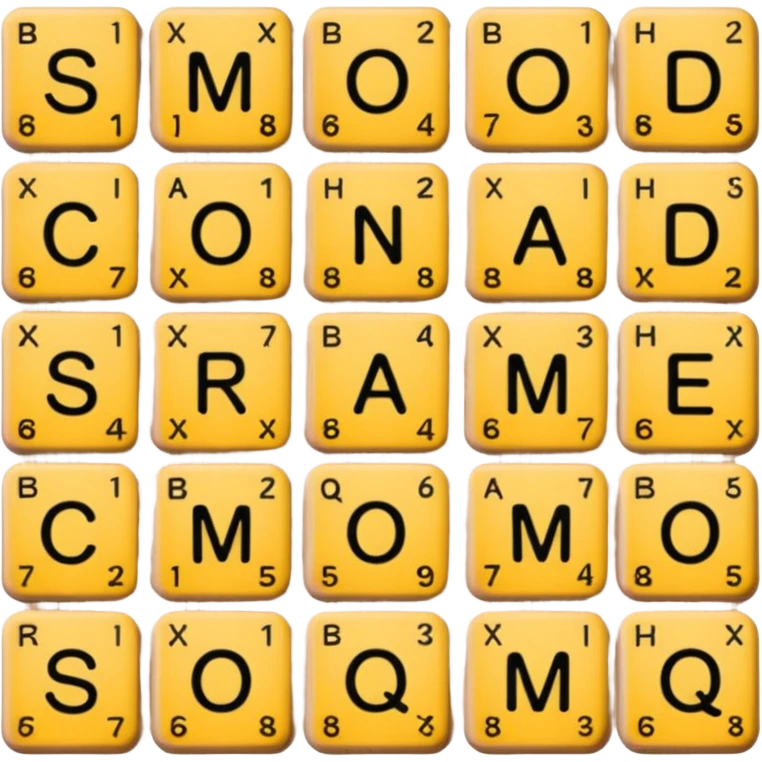 Scrabble emoji emoji