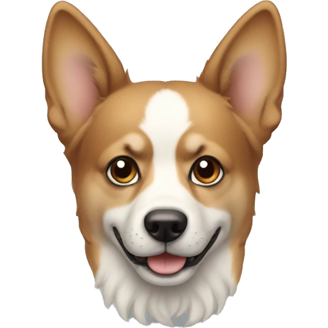 Chien qui aboie emoji
