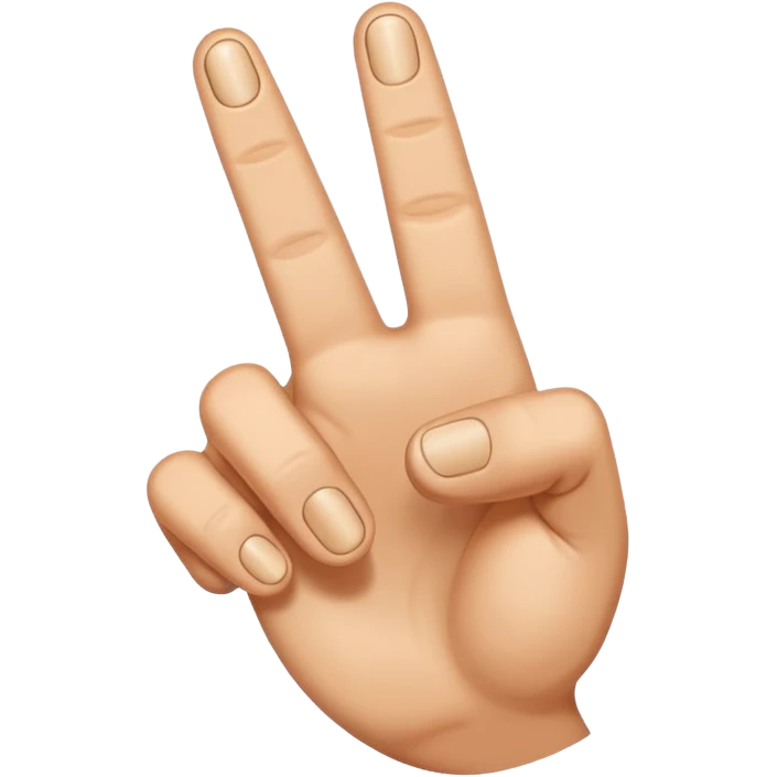 Two fingers pointing at you then back  emoji