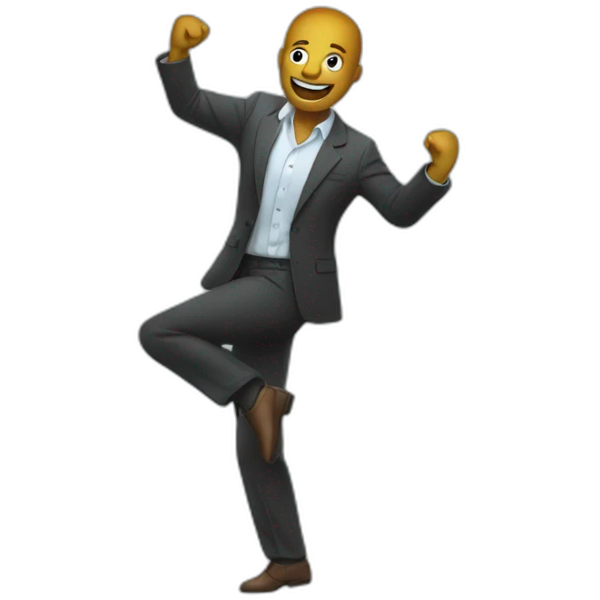 sales person dancing emoji
