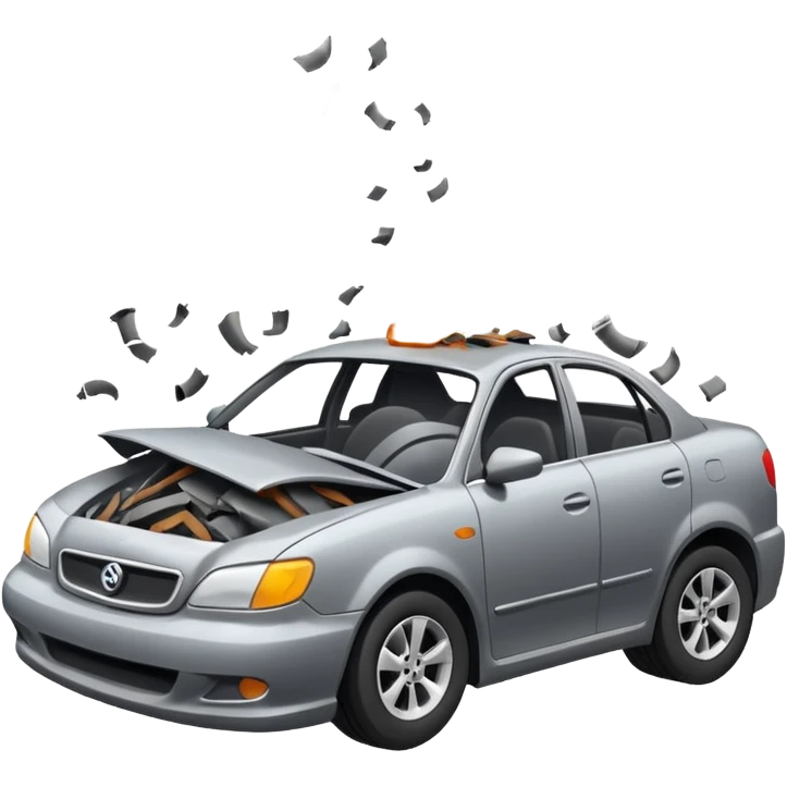 Honda  accidente emoji
