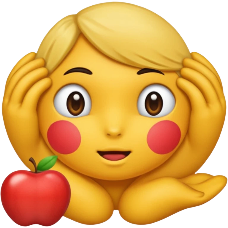 Naked guy showing his whole body witout any clothes and only shows his dick emoji