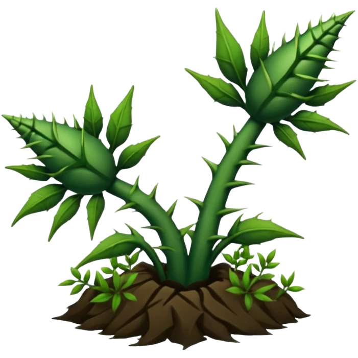 evil weeds emoji