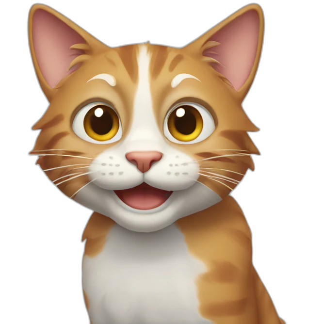 goofy cat emoji