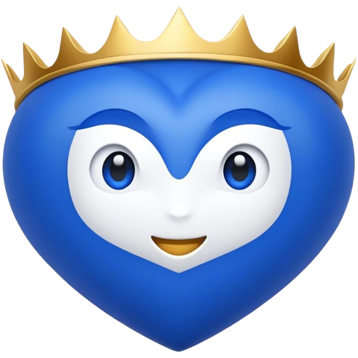 Plain royal blue emoji