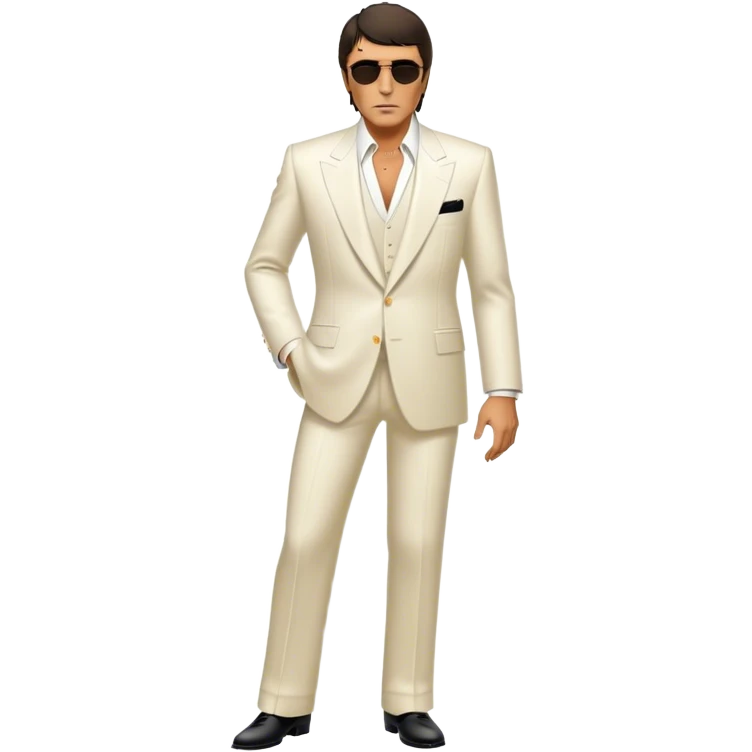 fullbody Tony Montana Suit emoji