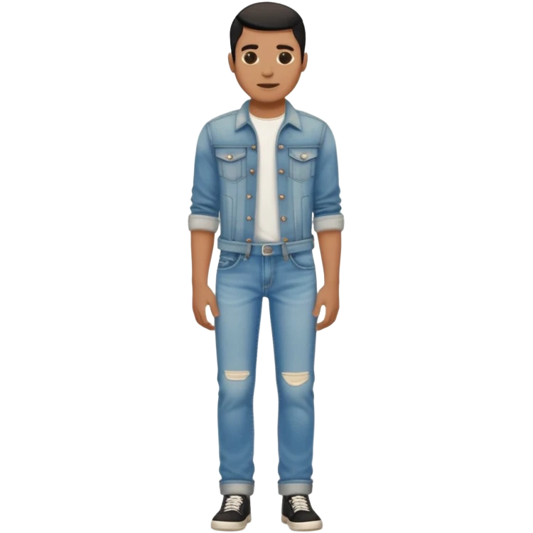 vintage motel rock jeans emoji