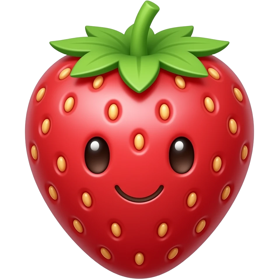 Kawaii fresa emoji