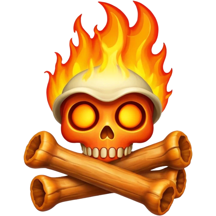 bone fire emoji