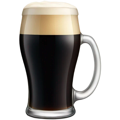 Pint of Guiness emoji