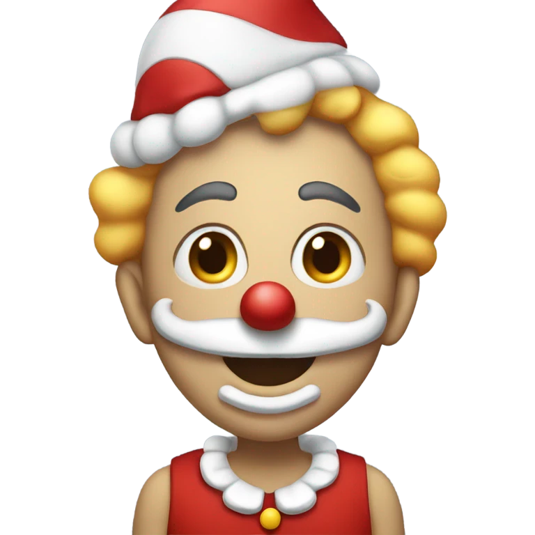 santa clown emoji