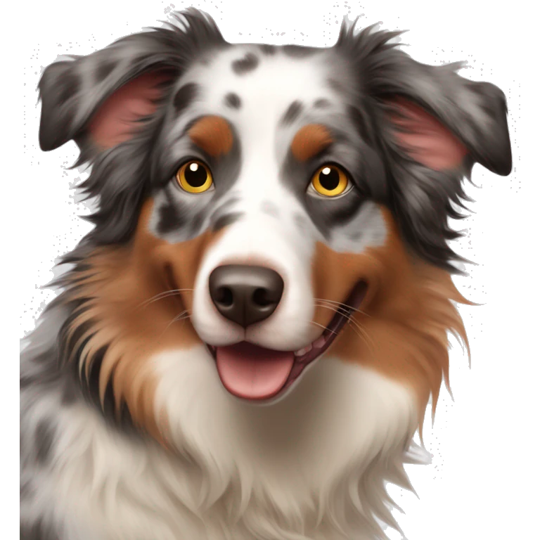 Red Merle Australian shepherd  emoji