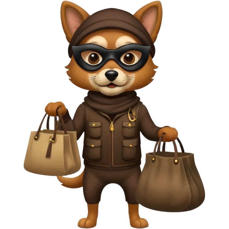 thief dog emoji