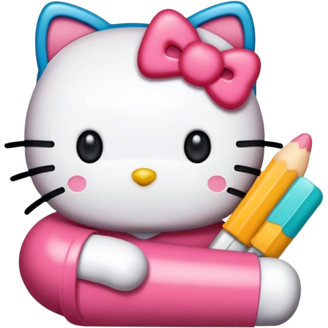 Hello Kitty stickers emoji