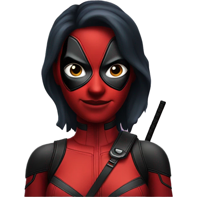 deadpool woman version emoji