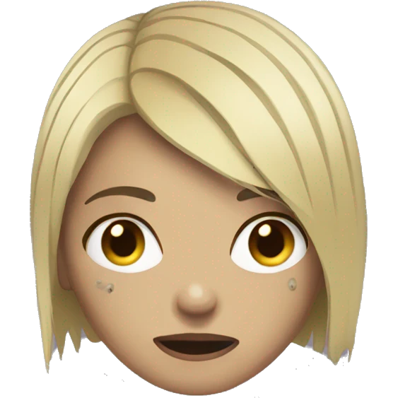 zombie girl with short hair blonde zombie girl with short hair blonde emoji