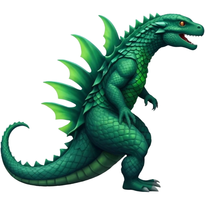 Godzilla evolved emoji