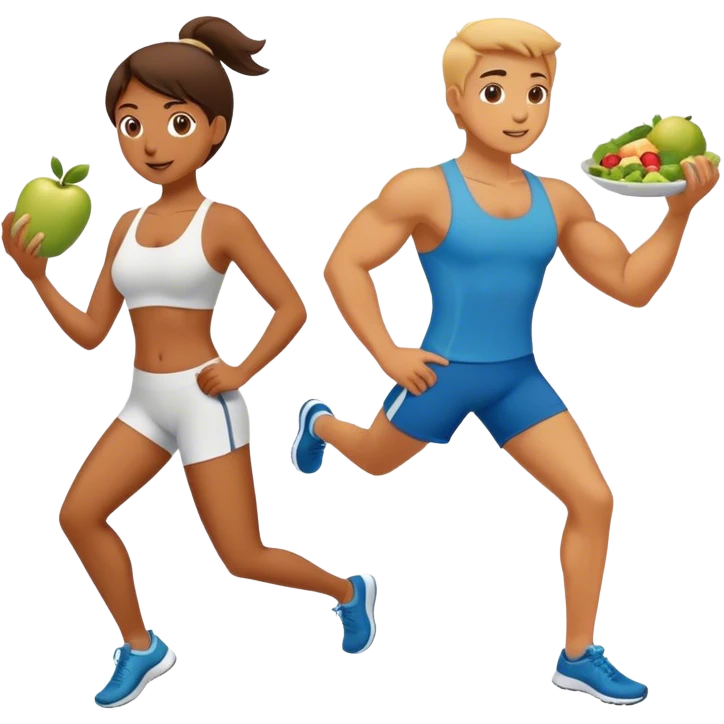 ejercicio y nutricion emoji