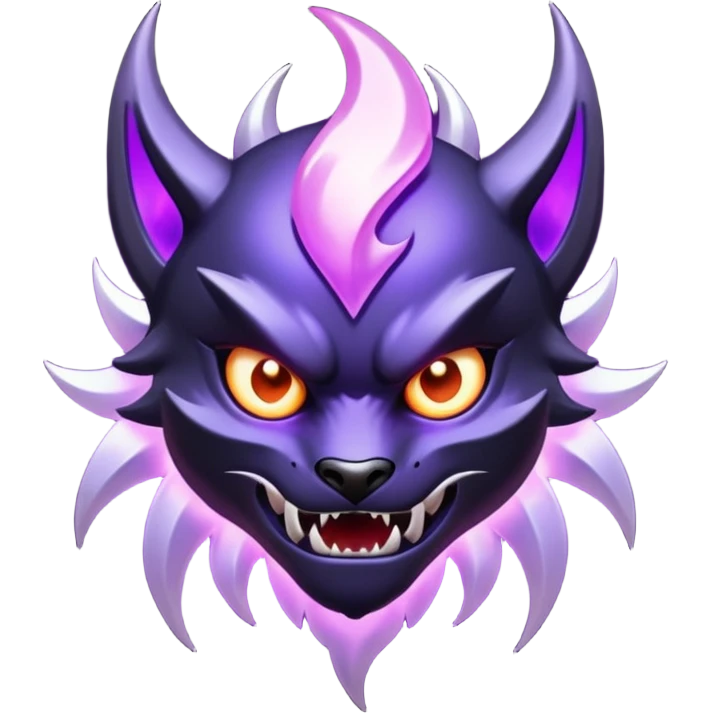 Shadow Fang — black steel + violet aura emoji