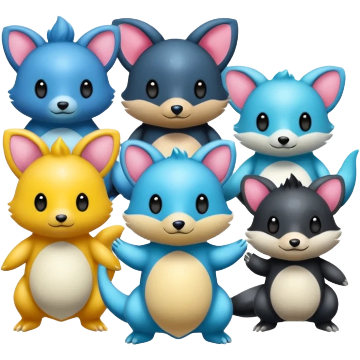 Teddiursa-Manaphy-Azurill-Phione-Minccino-Obstagoon-fusion  emoji