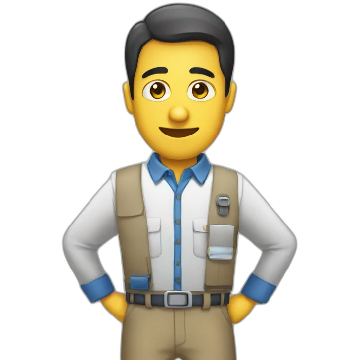 empleado quimico emoji