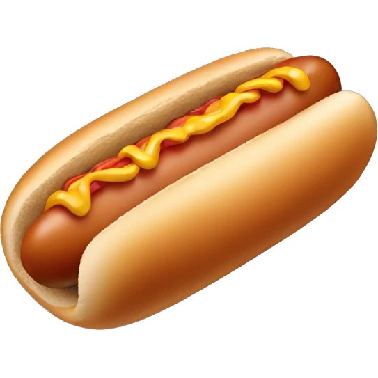 Hot dog dog emoji