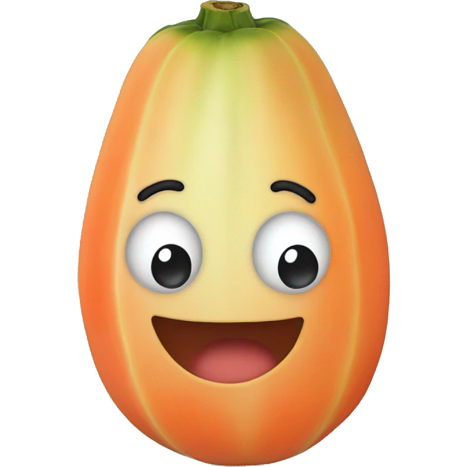 Papaya emoji