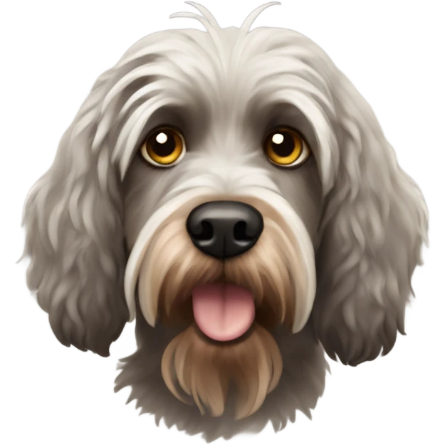 Witehaired pointing griffon  emoji