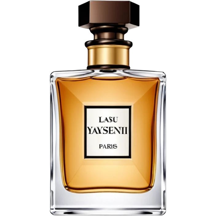 Isolated, still life, ysl, Mon Paris Eau de Parfum bottle emoji