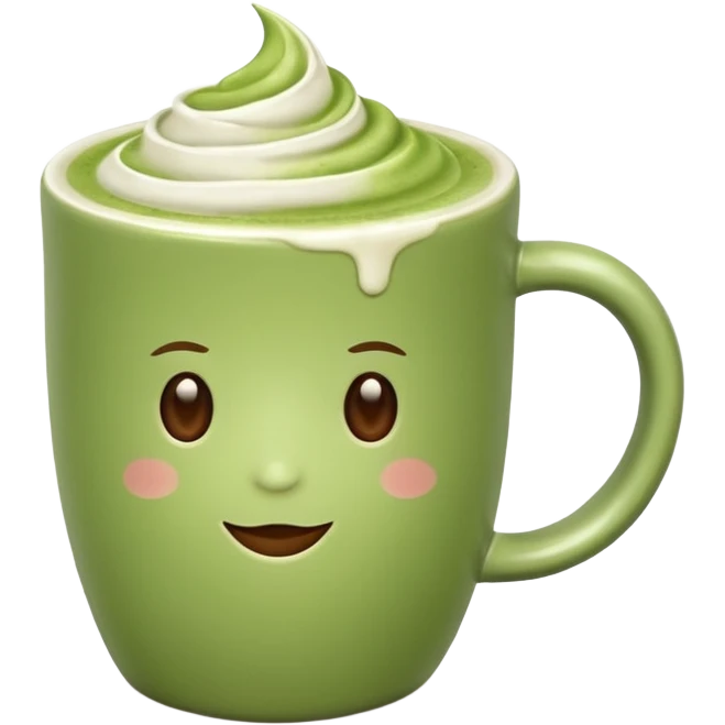 Matcha latte emoji