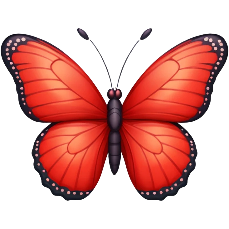 Red butterfly emoji
