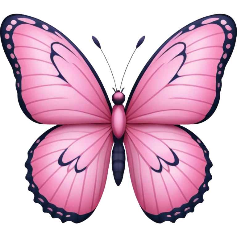Borboleta rosa  emoji