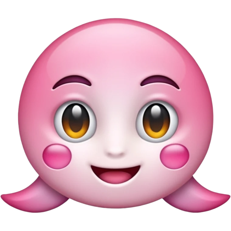 Coração  colorido branco e rosa degrade emoji