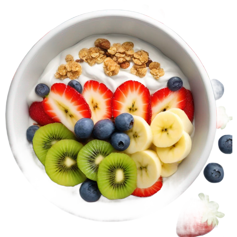Yoghurt fruit bowl  emoji