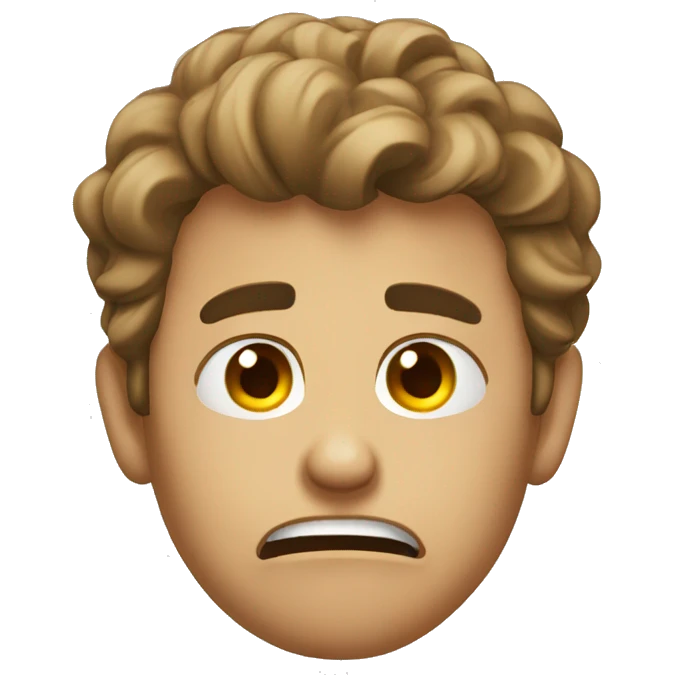 Flustered emoji