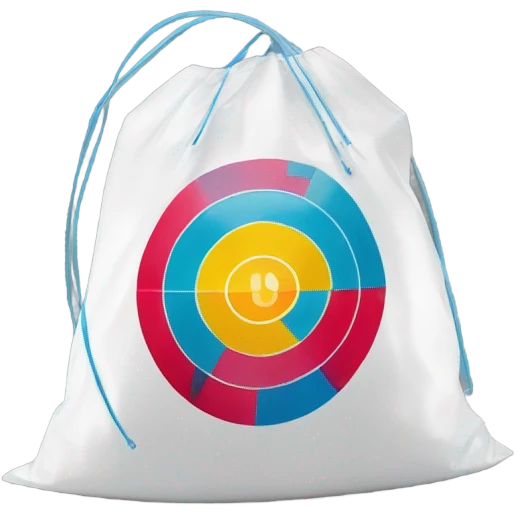 Plastic target bag emoji