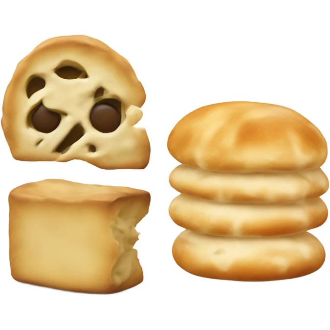 Dough and a rolling pinemoj emoji