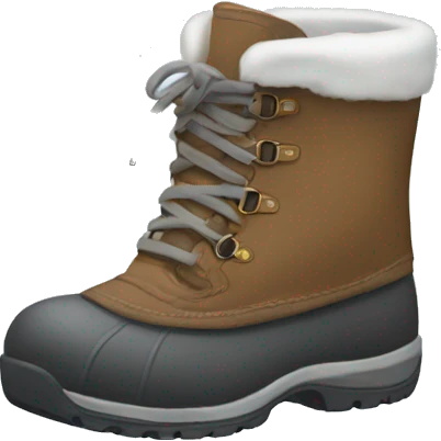 Snow boots emoji